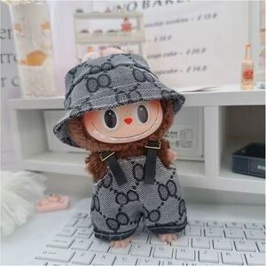 Labubu Overall Outfit Black